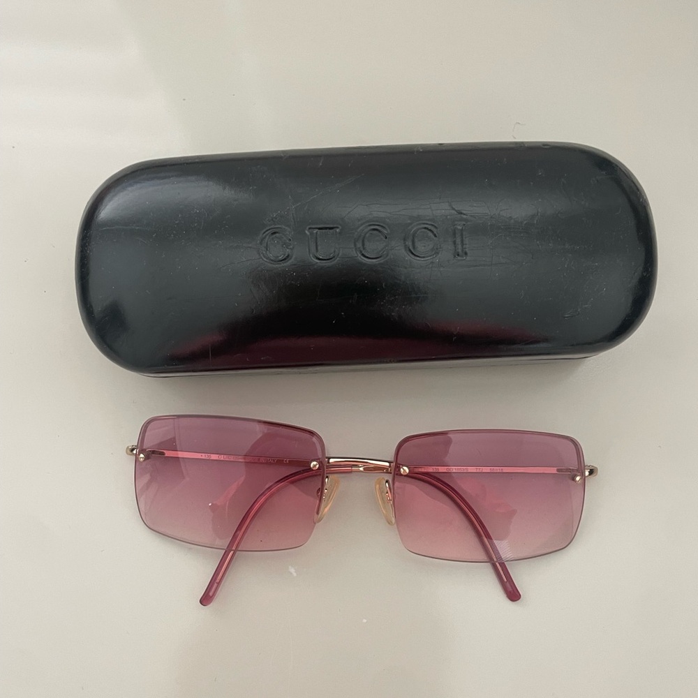 Vintage Gucci Pink Sunglasses